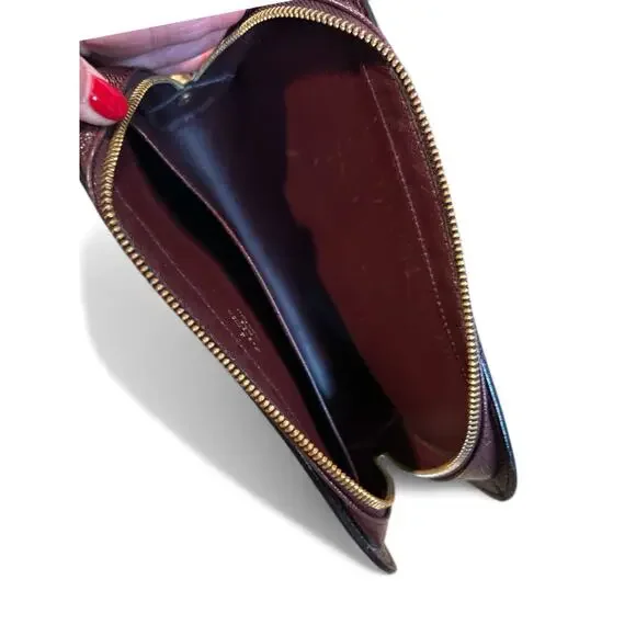 Louis Vuitton Purple Taiga Pochette Baikal Clutch - Picture 11 of 11